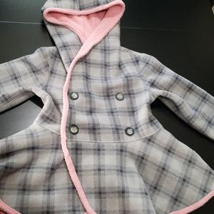 Girl's Adorable Fleece Skirted Coat